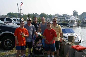 Group photo at practice